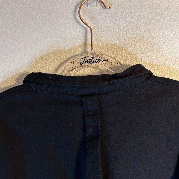 Pomander Tuckernuck Women's Black Place Polly Mini Dress M *Missing  1 Button - Picture 6 of 8